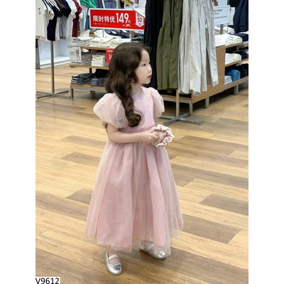 V9612 VÁY CÔNG CHÚA TAY BỒNG BG