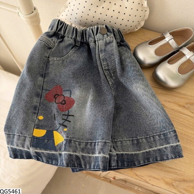 QG5461 QUẦN SHORT JEAN KITTY CHO BG