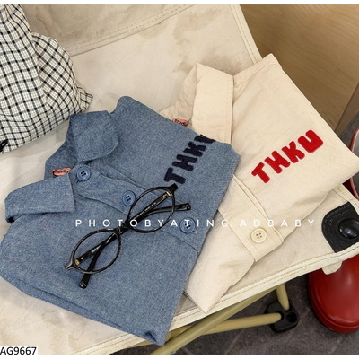 AG9667 SƠ MI HỌA TIẾT CHO BÉ