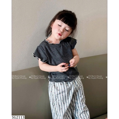 SG2113 SET ÁO THUN QUẦN SUÔNG BG