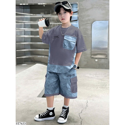 ST7633 BỘ SHORT CHO BÉ TRAI