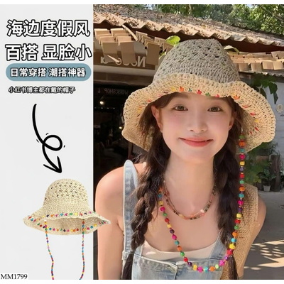 MM1799 MŨ CÓI QUAI SẮC MÀU