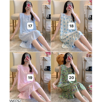 VM3762 ĐẦM LANH HOA NỮ
