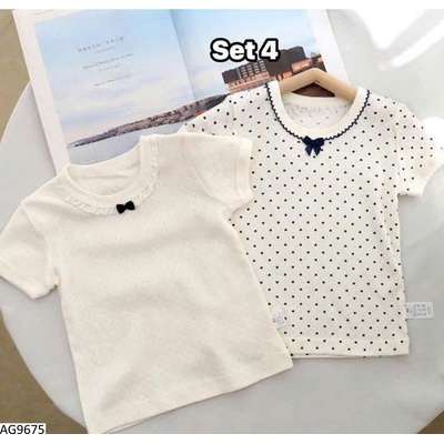 AG9675 SET 2 ÁO CỘC TAY CHO BG
