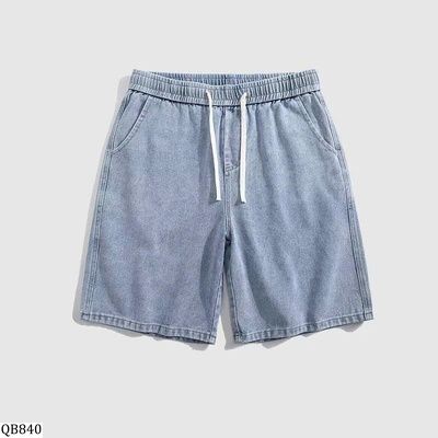 QB840 QUẦN SHORT JEAN LƯNG THUN
