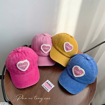 M4818 MŨ LƯỠI TRAI TIM CHO BÉ