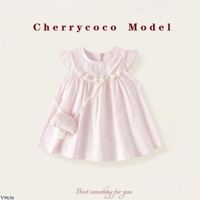V9636 VÁY BÉ GÁI HÃNG CHERRYCOCO