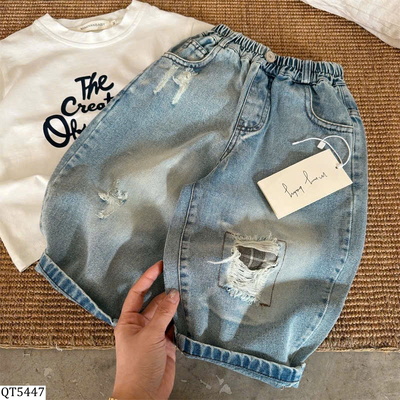 QT5447 QUẦN JEAN RÁCH BT