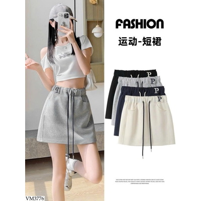 VM3776 CHÂN VÁY THỂ THAO CHỮ P