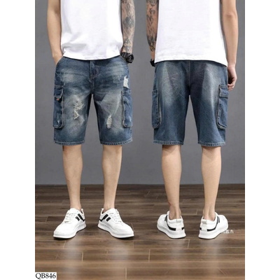 QB846 QUẦN SHORT JEAN TÚI HỘP