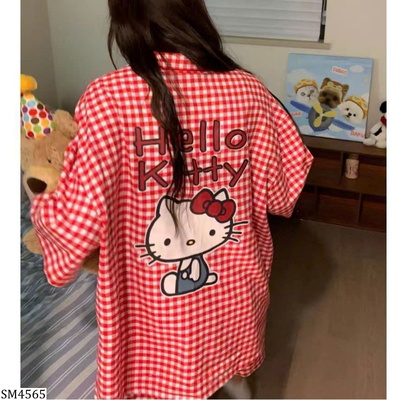 SM4565 SET KẺ CARO KITTY