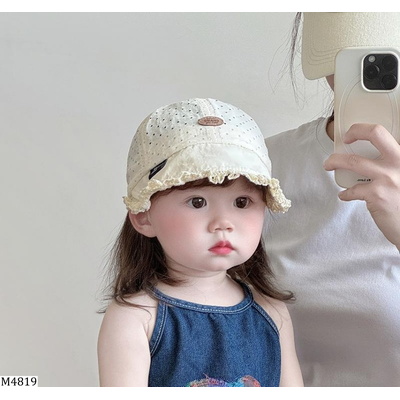 M4819 MŨ LƯỠI TRAI TIỂU THƯ VIỀN REN