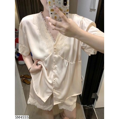 SM4555 BỘ NGỦ VIỀN REN NỮ