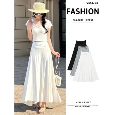 VM3778 CHÂN VÁY DÀI XÒE THUN MỀM