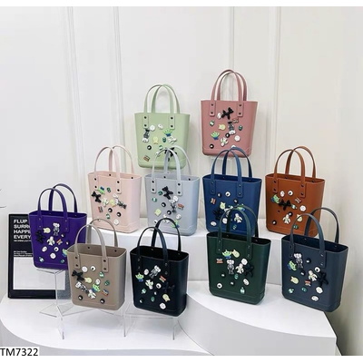 TM7322 TÚI TOTE GẮN CHARM SIÊU CUTE
