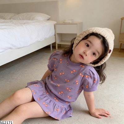 SG2171 SET BỘ CHERRY CHO BÉ GÁI