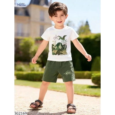 SG2169 BỘ COTTON HÈ CHO BÉ LITTLE MAVEN