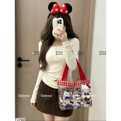T3760 TÚI TOTE HOẠT HÌNH