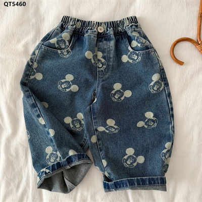 QT5460 QUẦN JEANS BAGGY MICKEY MMY