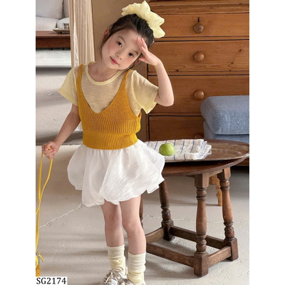 SG2174 SET ÁO PHỐI CHÂN VÁY BÍ