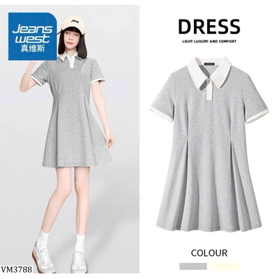 VM3788  VÁY CỔ POLO JEANSWEST