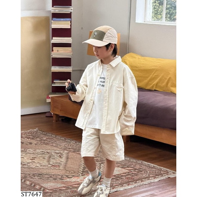 ST7647 SÉT SƠ MI QUẦN SHORT AMBB