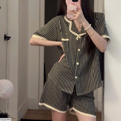 SM4590 BỘ NGỦ PIJAMA CHO NỮ