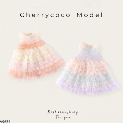 V9655 VÁY SÁT NÁCH CÔNG CHÚA CHERRYCOCO