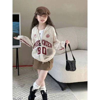 SG2207 SET ÁO LƯỚI MIX CHÂN VÁY CHO BG