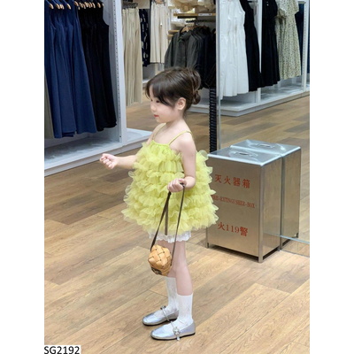 SG2192 SET ÁO 2 DÂY TẦNG MIX QUẦN SHORT CHO BG