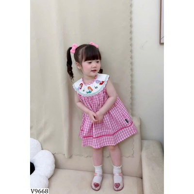 V9668 VÁY KẺ SÁT NÁCH PREMIUM