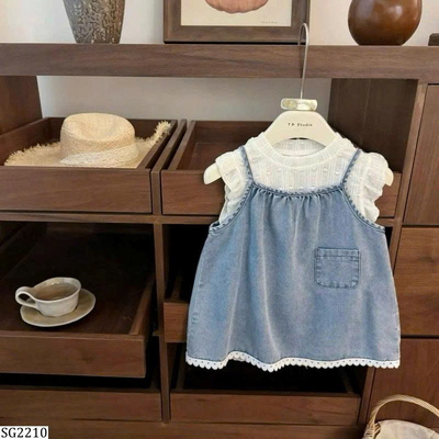 SG2210 SET YẾM JEAN KÈM ÁO