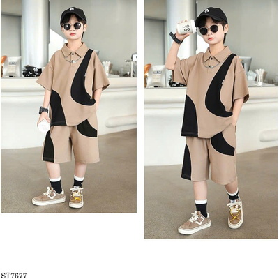 ST7677 BỘ POLO CHO BÉ TRAI 