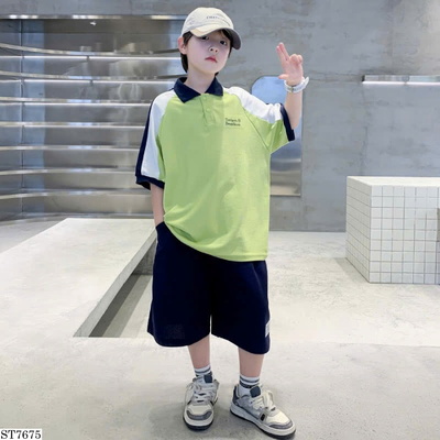 BỘ SHORT POLO CHO BÉ TRAI
