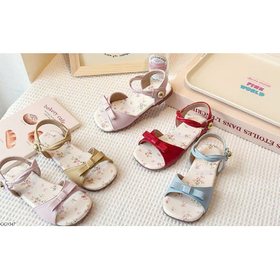 GG9347 GIÀY BÉ GÁI ĐẾ BẰNG HOA NHÍ