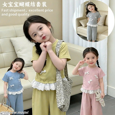 SG2227 BỘ THUN NƠ CHO BÉ GÁI