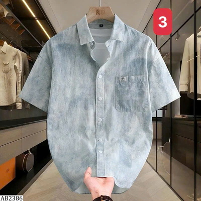 AB2386 ÁO SƠ MI NAM HỌA TIẾT LOANG