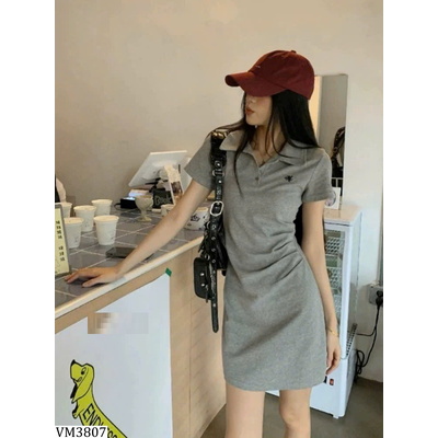 VM3807 VÁY POLO CHIẾT EO MOSESQUEEN