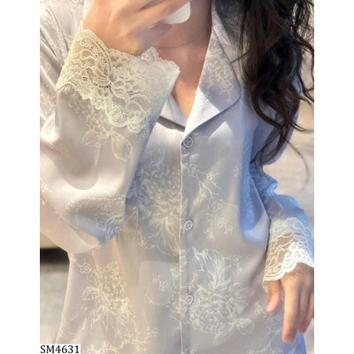 SM4631 SET PIJAMA PHỐI REN