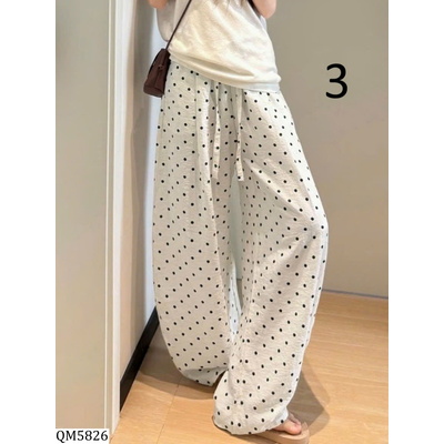 QM5826 QUẦN DÀI CHẤM BI CHO NỮ