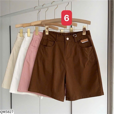 QM5827  QUẦN SHORT NỮ KAKI CO GIÃN