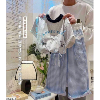 SG2273 SET QUÂN ÁO PHONG CÁCH HÀN QUỐC DÀNH CHO BÉ GÁI