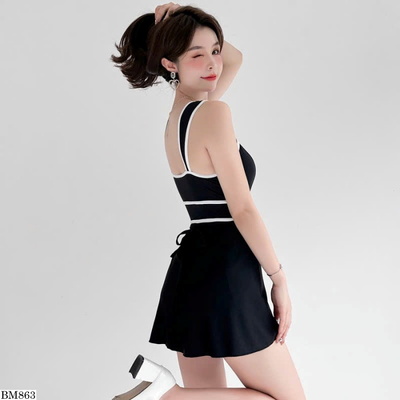 BM863 BỘ ĐỒ BƠI KÍN ĐÁO