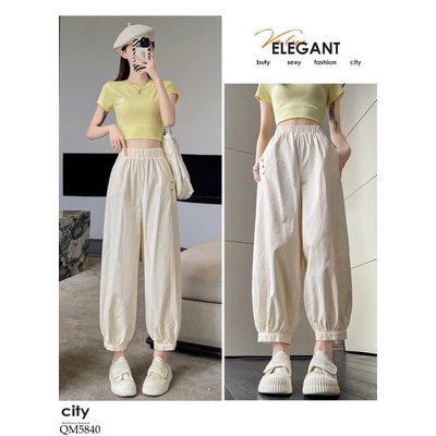 QM5840 QUẦN JOGGER NỮ BO ỐNG