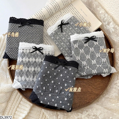 DL3972 SET 10 QUẦN CHIP HỌA TIẾT CHO NỮ