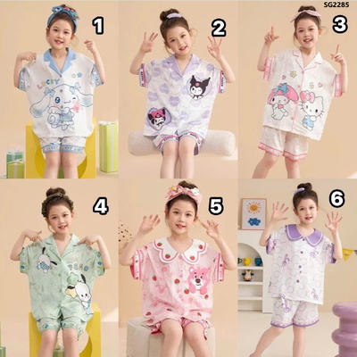 SG2285 BỘ PIJAMA CHO BÉ GÁI