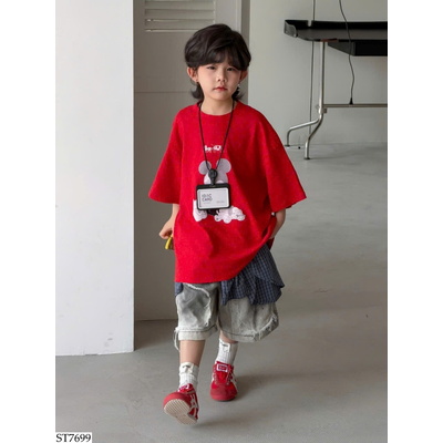 ST7699 ÁO PHÔNG PHỐI QUẦN SHORT CHO BT 