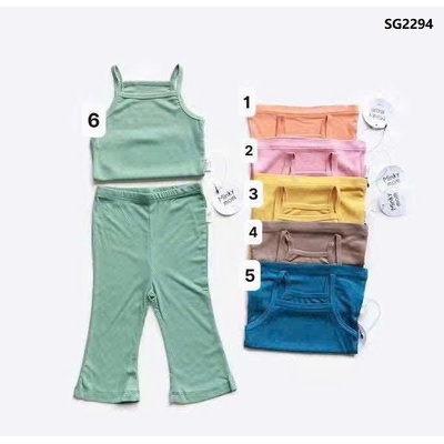 SG2294 BỘ 2S HÈ BÉ GÁI HÃNG minkymom