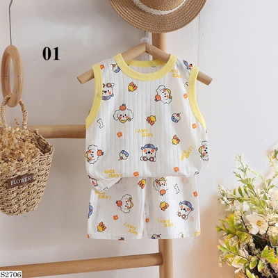 S2706 QUẦN ÁO TRẺ EM MÙA HÈ CHO BÉ TRAI VÀ BÉ GÁI