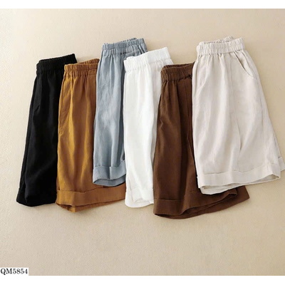 QM5854 QUẦN SHORT ỐNG RỘNG NỮ